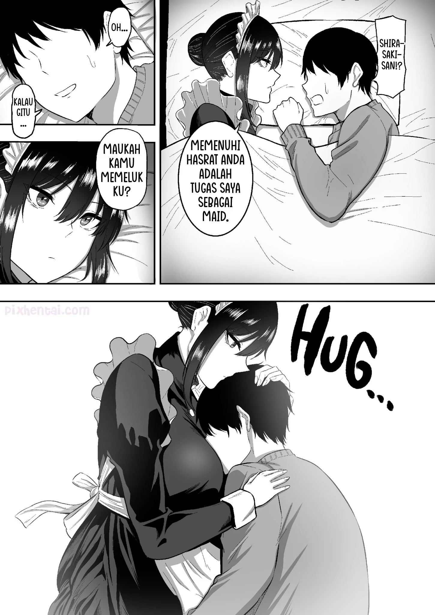 Komik hentai xxx manga sex bokep Maid no Shirasaki-san ni Gohoushi Shite Morau Hanashi 30